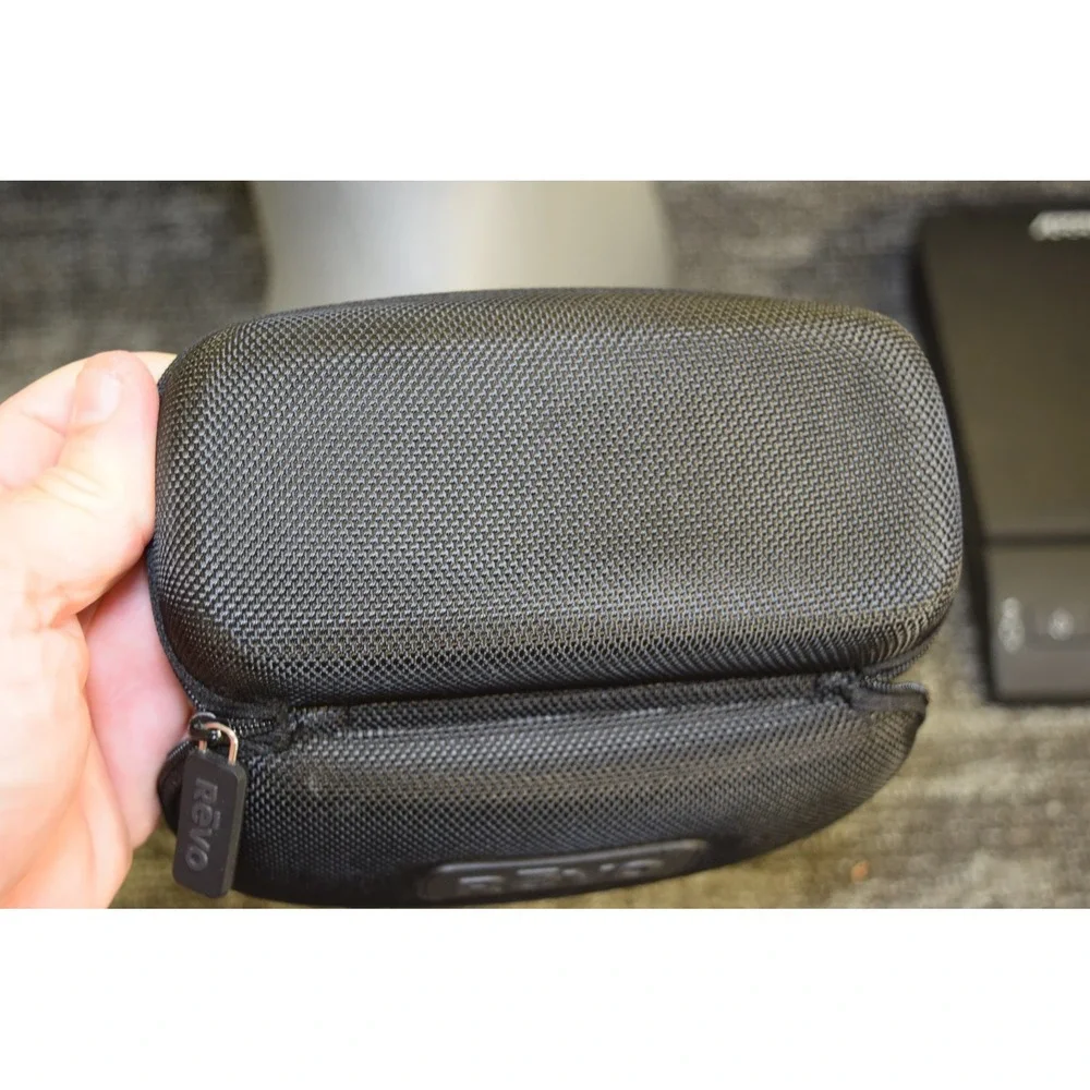 REVO Zippered Nylon Hard Clam Shell CASE ONLY for Glasses Sunglasses